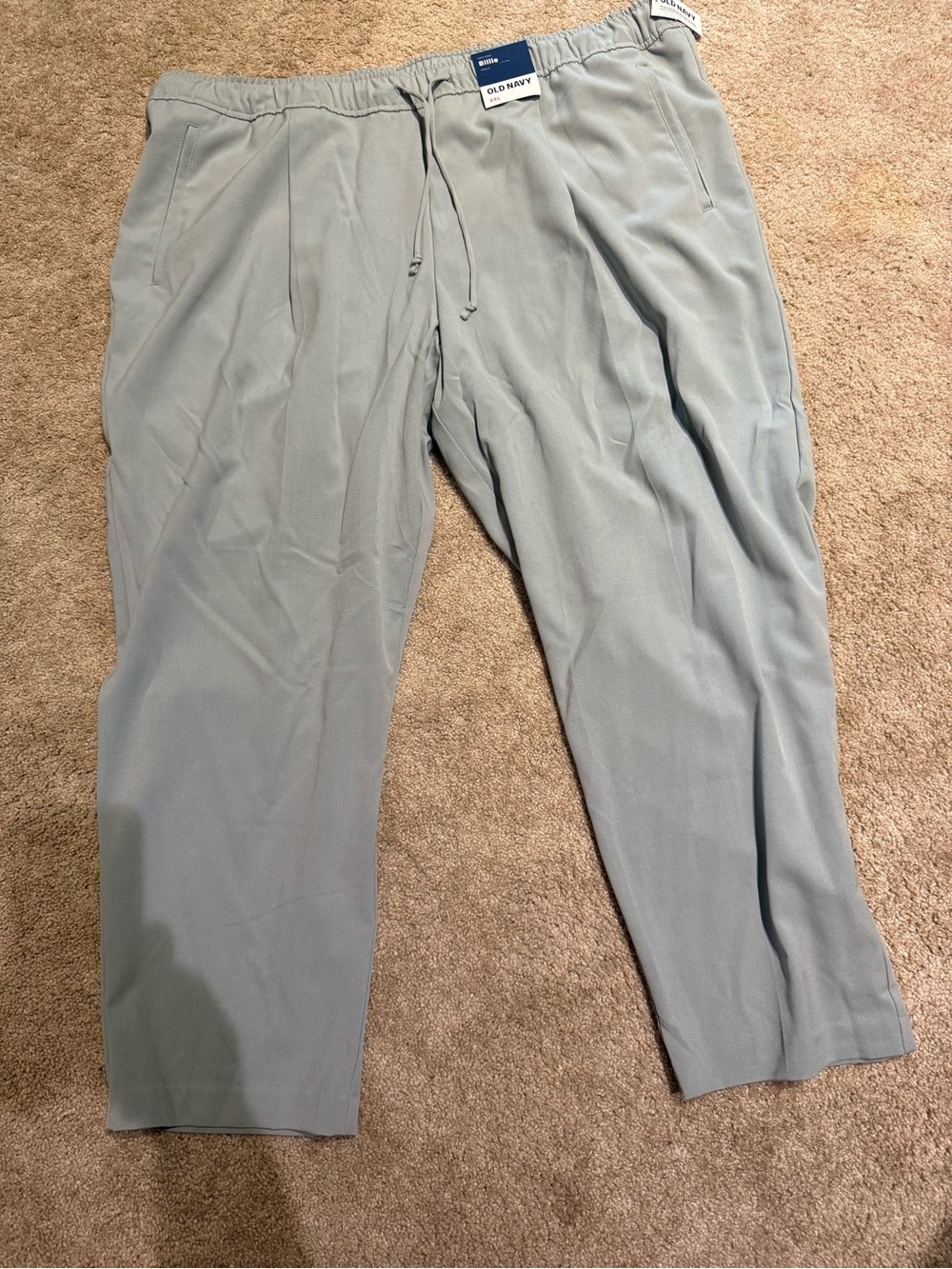 NWT Old Navy Billie High-Rise Ankle Pants bluish- Gray, XXL